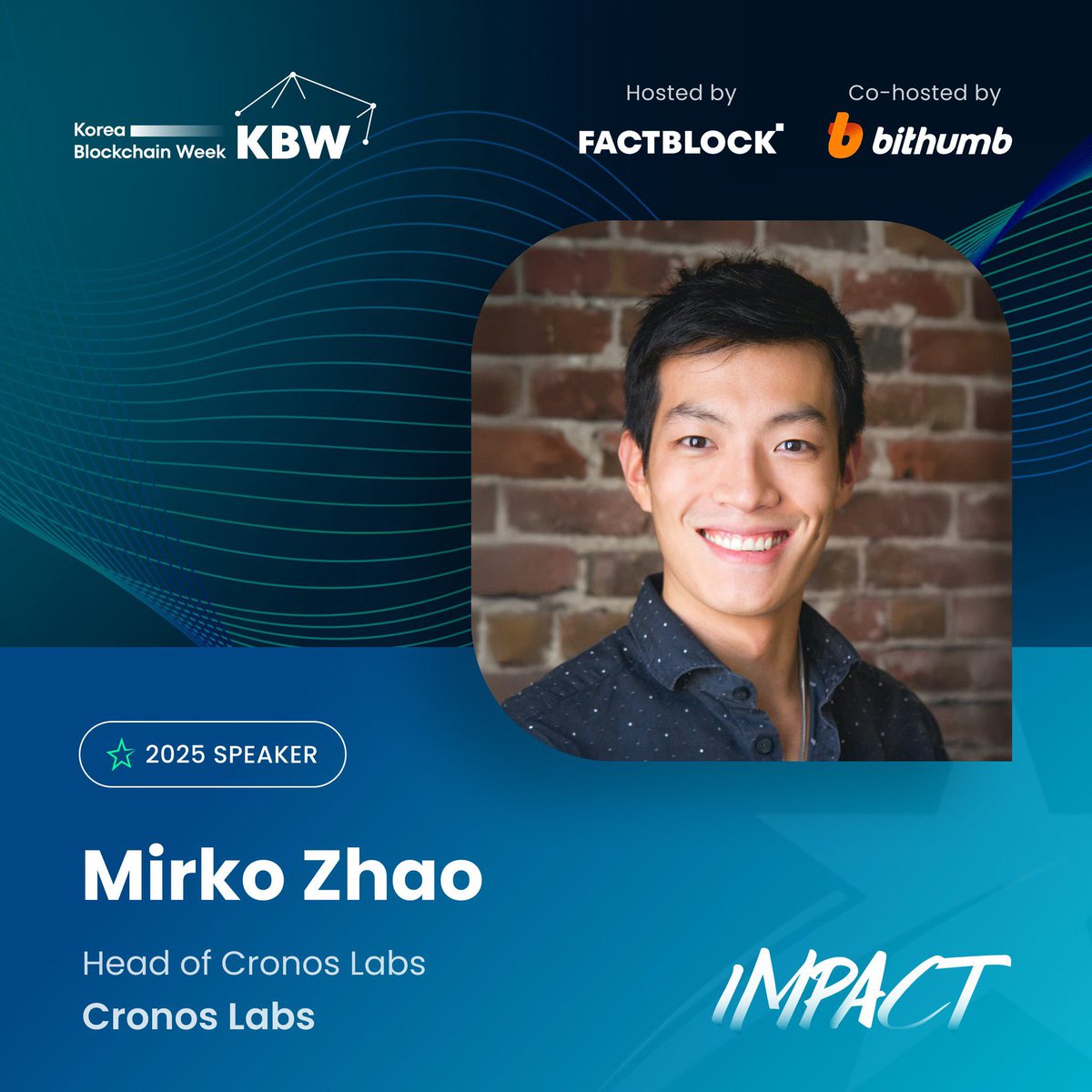 🚨JUST IN: 🇰🇷 Head of Cronos Labs <a href="/mircroz/">Mirko | Cronos</a> will be speaking at Korea Blockchain Week <a href="/kbwofficial/">#KBW</a> in Seoul.
🫡 Leading the New Golden Age for $CRO!