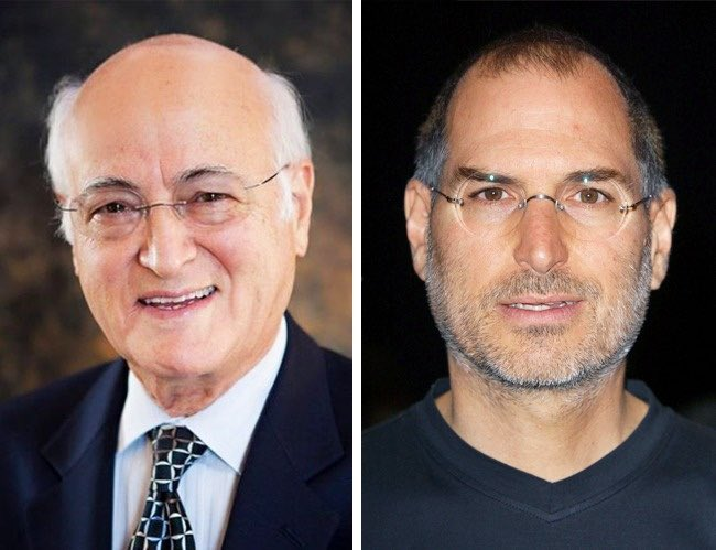 والد ستيف جوبز كان مسلمًا سوريًا 🇸🇾 يُدعى عبد الفتاح جندلي، وُلد في حمص، سوريا. 

 عربي صَنَع الآيفون، والماك، وإحدى أكثر الشركات قيمة في أمريكا 🇺🇸🤯