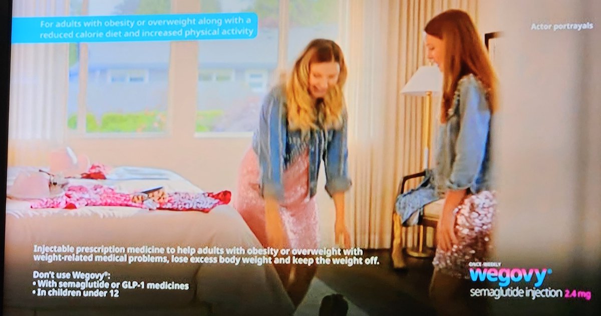 Why does this Wegovi commercial look like a scene from White Chicks?