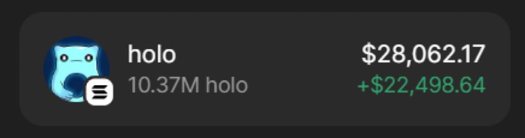 donjuchady's tweet image. Just made $28,000 on $HOLO
Let's change someone's life
I'll giveaway $3,000 #HOLO to those who RETWEET and FOLLOW me