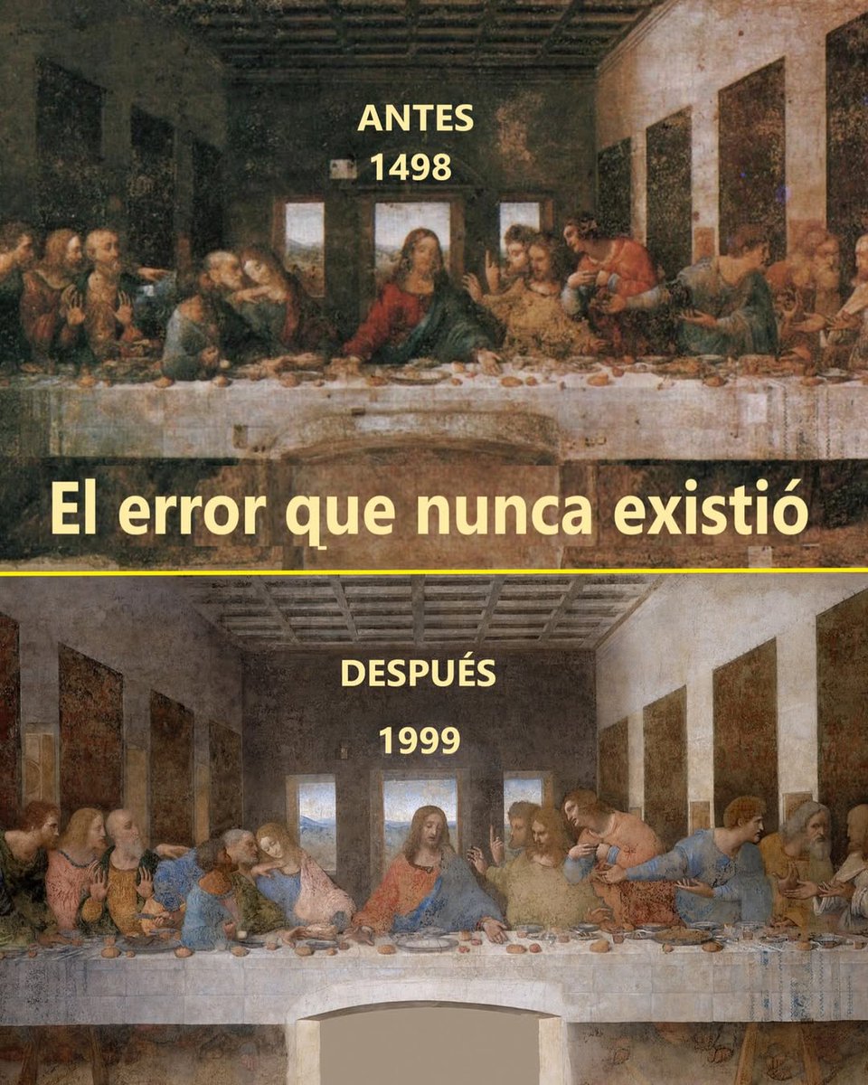 CrozzCoin's tweet image. It is said that Leonardo “made a mistake” when painting The Last Supper.

instagram.com/p/DOGlJEDgEfB/…