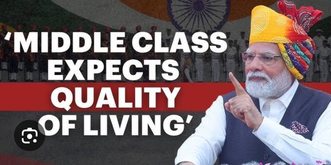 MODI CARES FOR MIDDLE CLASS.
Is this statement more valid now? 
Yes, because:
+ Tax break in budget 
+ GST 2.0 
+ Infra &amp; connectivity push
No, because:
+ Despite moderated headline inflation, cost of living has risen faster than wages
+ Most taxed class.

Where do you stand?