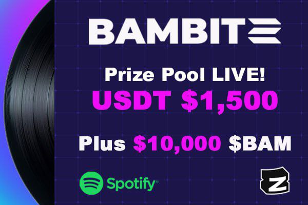 strategist_pr's tweet image. 🔥 Ready to earn while vibing to beats? 
Bambitz @zealy_io Campaign is now LIVE! 🚀

🐼 @realbambitz = a music-powered memecoin and ready to #Built2Pump on #Solana.

Join the tribe🐼 with simple, fun tasks!
💥 $10,000 worth of $BAM rewards
💥 1500 USDT

Be part of the #memecoin +…