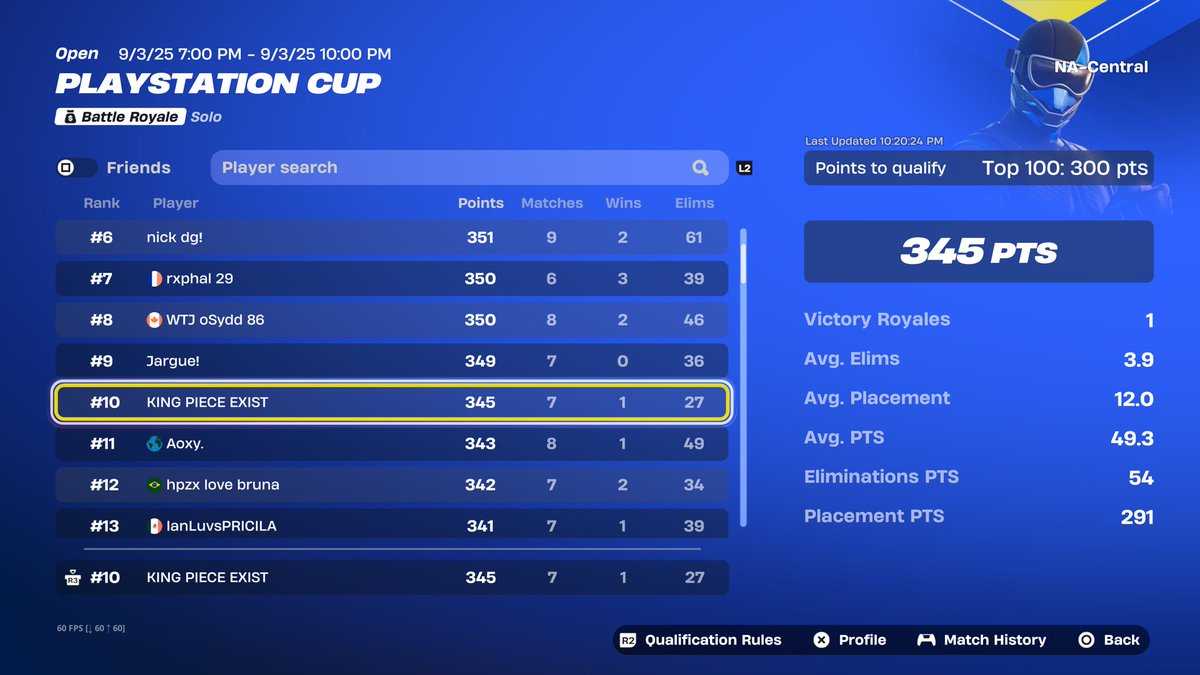 🏆QUALLED FIRST PS CUP 🏆 ( GUARANTEED +$240 )