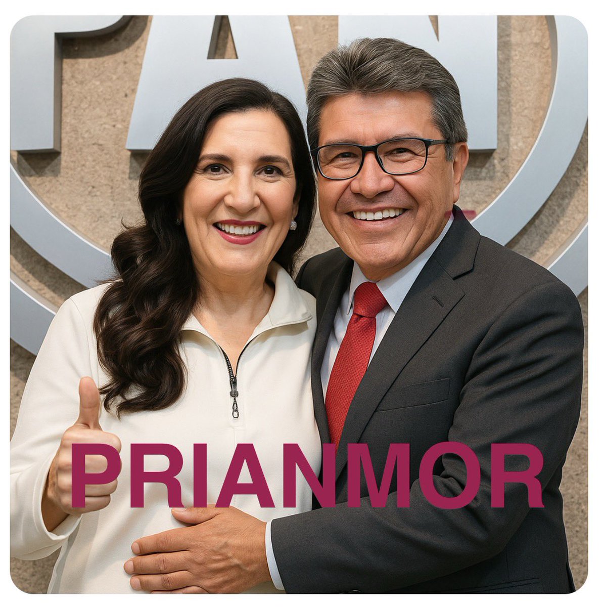 erickperches's tweet photo. Gracias a @RicardoMonrealA se extiende el nombre de @PartidoMorenaMx a #PRIANMOR https://t.co/VJp75WFU9o