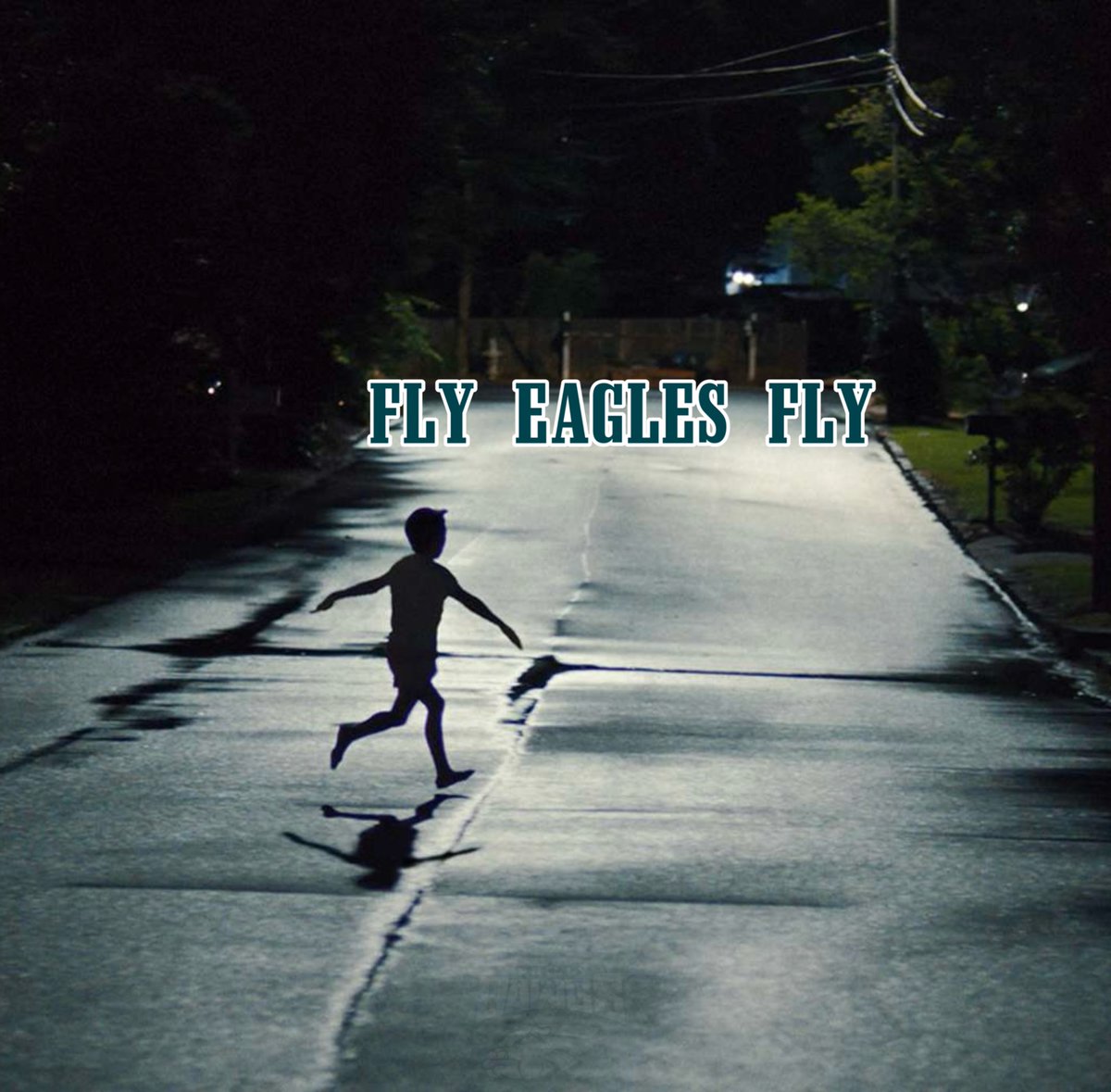 LAST NIGHT 
AT 2:17 AM 
EVERY EAGLES FAN
WOKE UP
GOT OUT OF BED 
WENT DOWNSTAIRS 
OPENED THE FRONT DOOR 
WALKED INTO THE DARK
AND SCREAMED