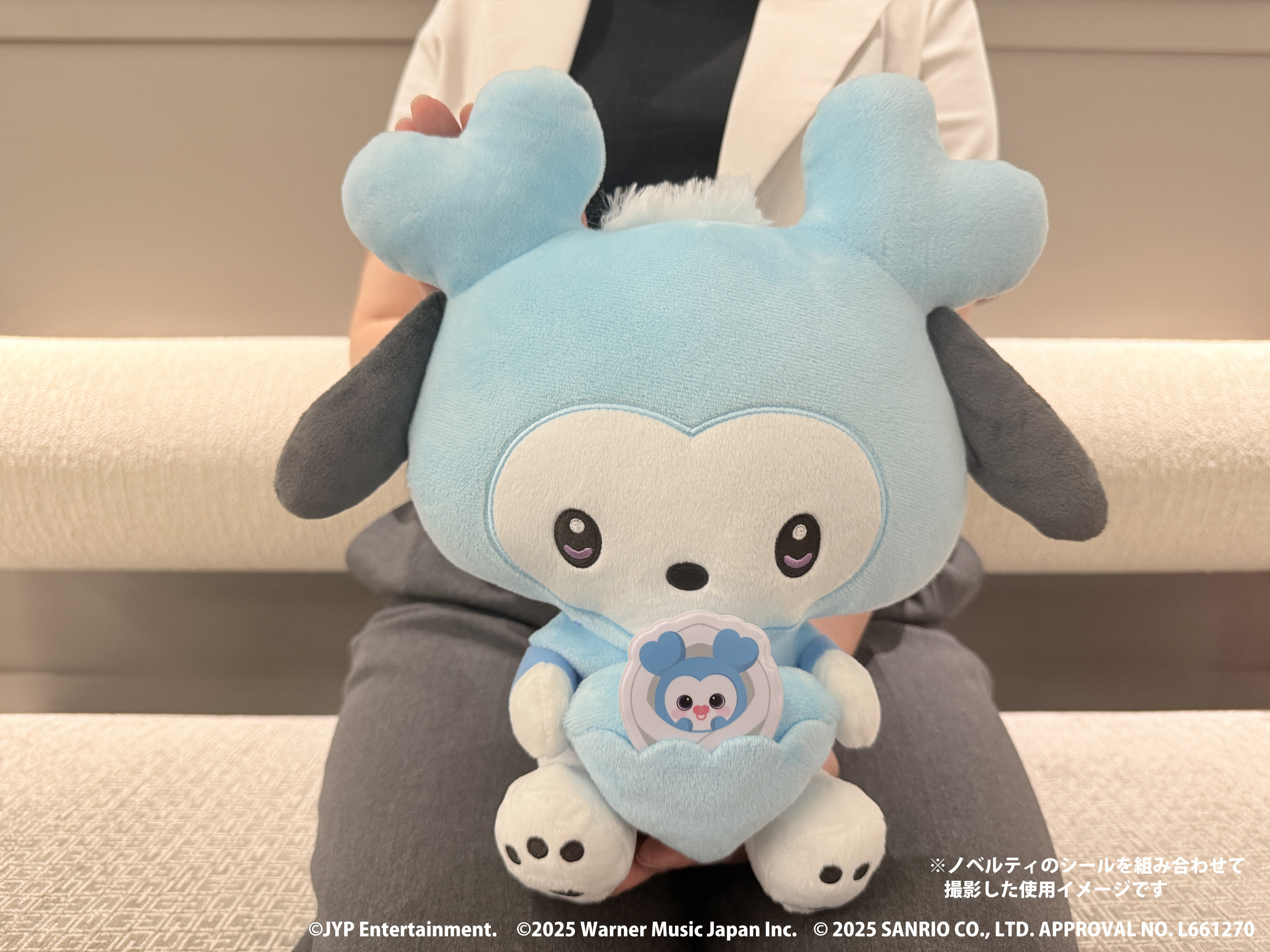 TWICE LOVELYS サンリオ gigo限定 ポケットBIGぬいぐるみ TWICEは LOVELYS×SANRIO ポケットぬいぐるみミナ gigo Q - メルカリ