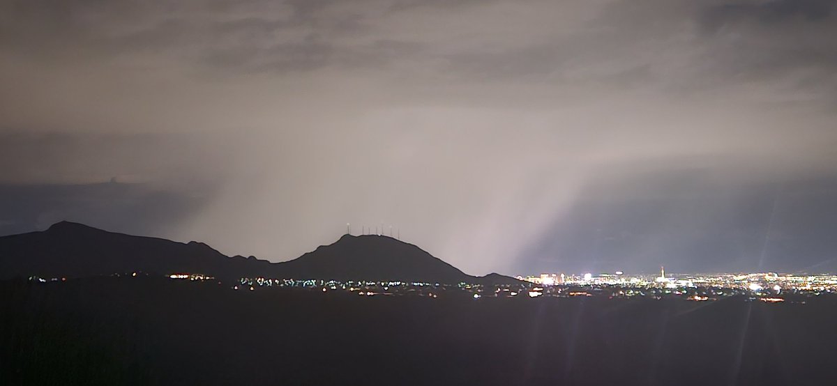 it is wild watching rain fall miles away