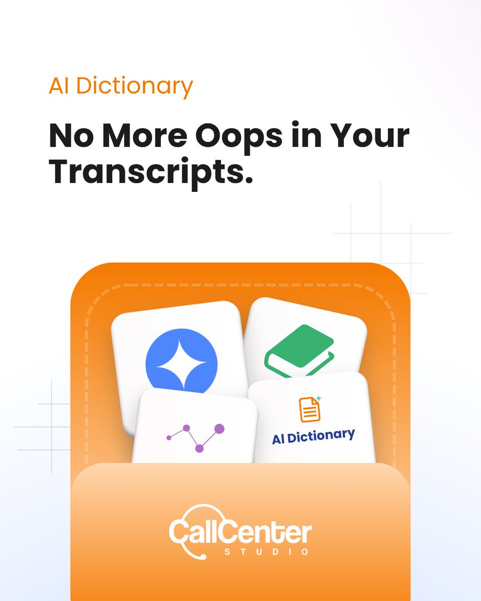 Transform your call transcripts with this game-changing feature inside CX Insights by Call Center Studio! 🎯

Correct errors effortlessly and keep track of every change—who, what, when—right at your fingertips!

Explore more: callcenterstudio.com/cx-insights/?u…

#AIDictionary #CXInsights