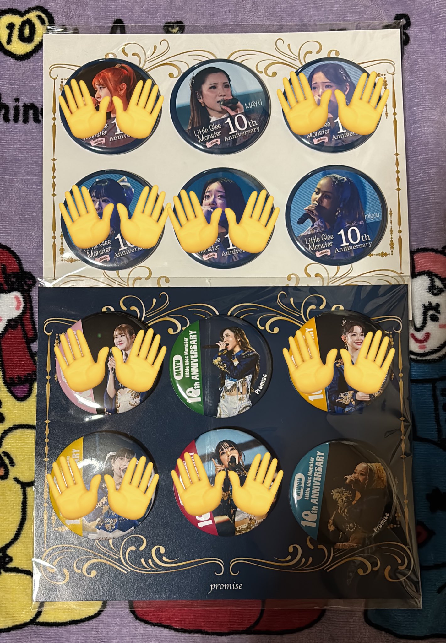 Little Glee Monster 10th ANNIVERSARY缶バッジ Little Glee Monster 10th ANNIVERSARY缶バッジ