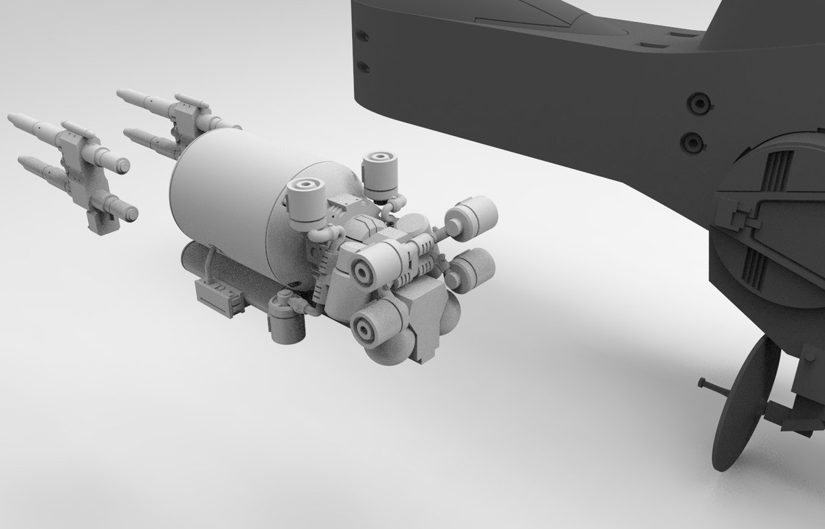 姿勢制御モジュールの設計が完成しました。内部構造を描くのは本当に大変でした…。