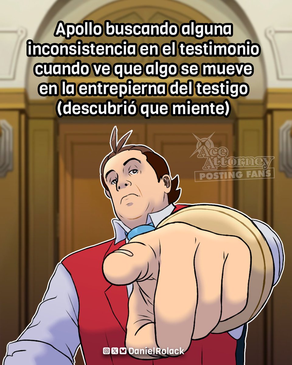 DanielRolack's tweet image. Es el sujeto

[ #AceAttorney x #SpyKids ]

#ApolloJustice #CAPCOM