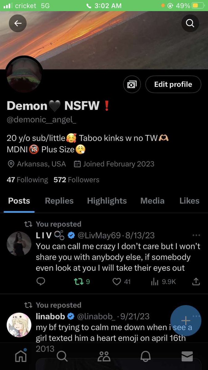 Demon💜 NSFW tweet media