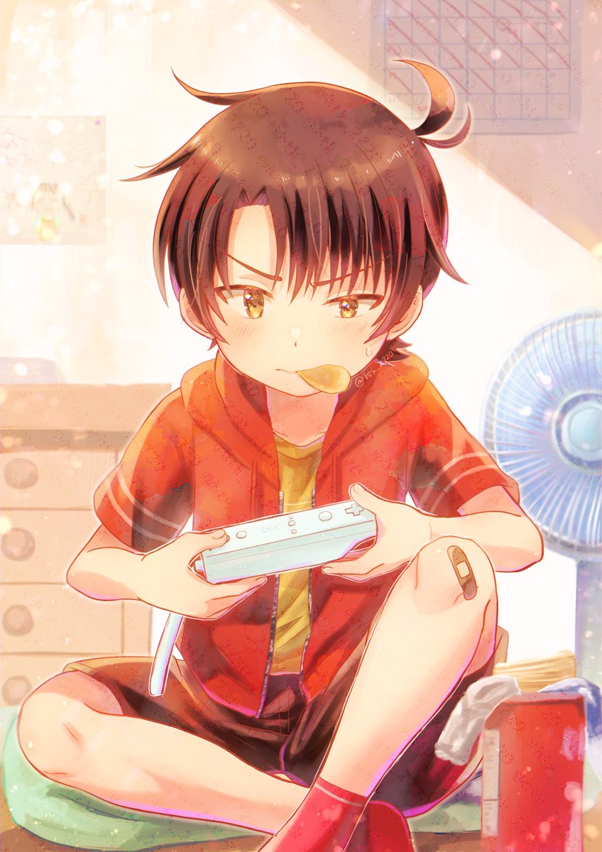 ゲームに夢中な夏休み🎮🎐