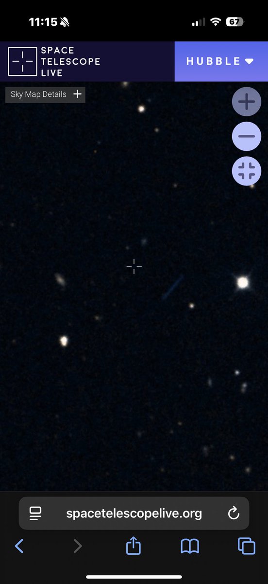 Imperfictdreams's tweet image. Yea but look at the anomaly on Hubble live !!! Right now! What the heck is that tube thing!!!