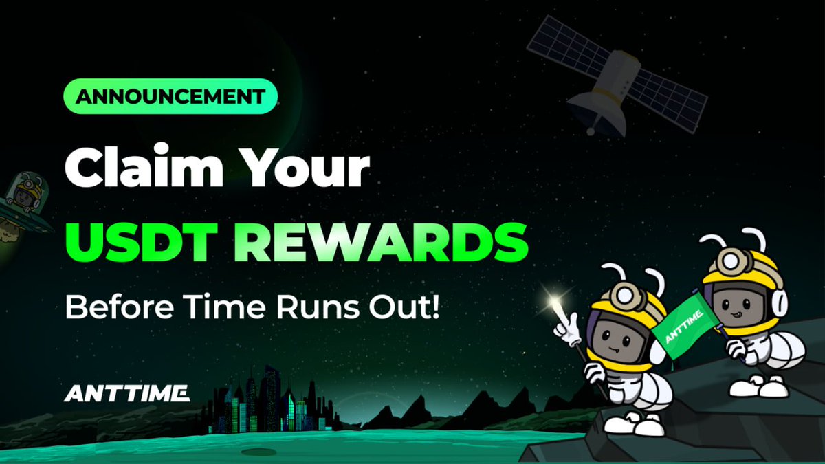 ANTTIME_NET's tweet image. 📢 The ANTSWAP Claim is NOW LIVE!
If you applied for the ANTSWAP event, you can now claim your USDT rewards.
Don't wait, claim it before the period ends!
Claim on PC 💻
🔗 swap.anttime.net
Claim on Mobile (Guide) 📱
🔗whitepaper.anttime.net/tokenomics/ant…
🗓️ Claim Period (UTC+0)…