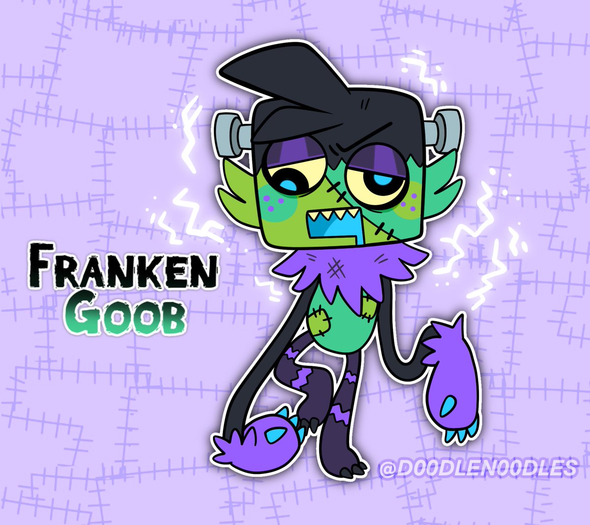 I made a Halloween Goob skin! :D do u like it? 
#Goob #dandysworld #dandysworldart #dandysworldfanart #dandysworldgoob