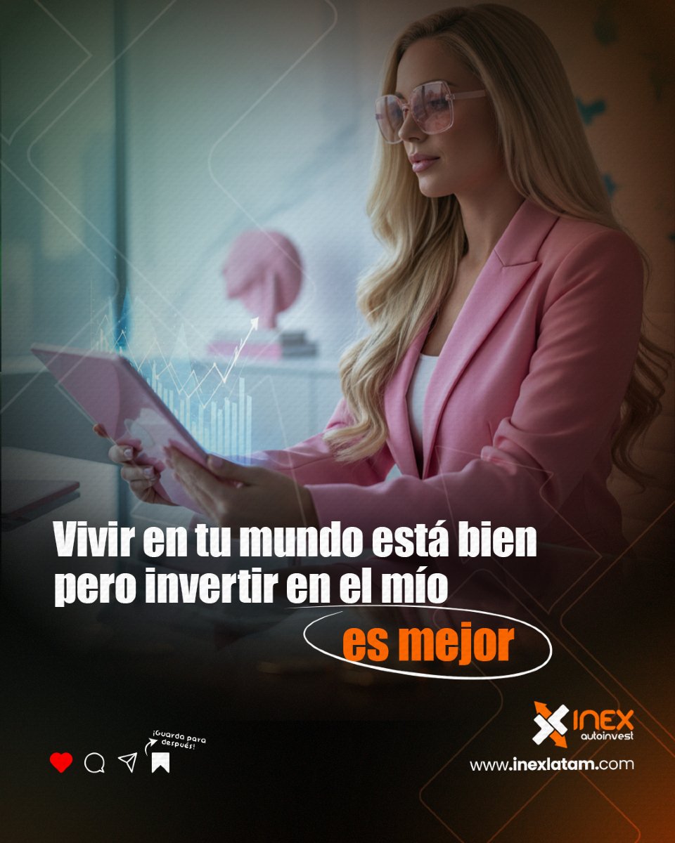 inexlatam's tweet image. Porque ser “Investor Barbie” nunca pasa de moda 💼💅

Con AutoInvest by INEX puedes hacer que tu dinero brille tanto como tú ✨

¿List@ para tu propio glow-up financiero?

#INEXInvestment #BarbieVibes #DineroConEstilo
