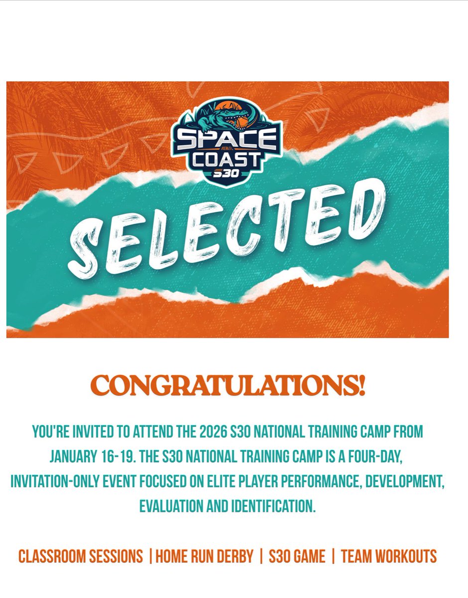 Honored to receive an invite to attend the USSSA Select 30 National Training Camp. Can’t wait to compete this January 

<a href="/AthletesHQElgin/">Athletes HQ®️</a> <a href="/AHQFastpitch/">AHQ Fastpitch</a> <a href="/RealizeAthletic/">Troy Talaga Realize Athletics</a>  
<a href="/SBRRetweets/">Softball Recruiting Reposts</a> <a href="/USSSAFastpitch/">USSSA Fastpitch</a> 
@athleteshq