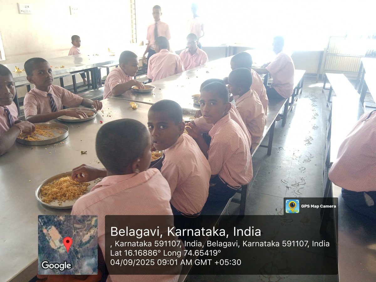 Lunch photos  #SocialAudit_SWDMeals #SocialWelfare_Karnataka