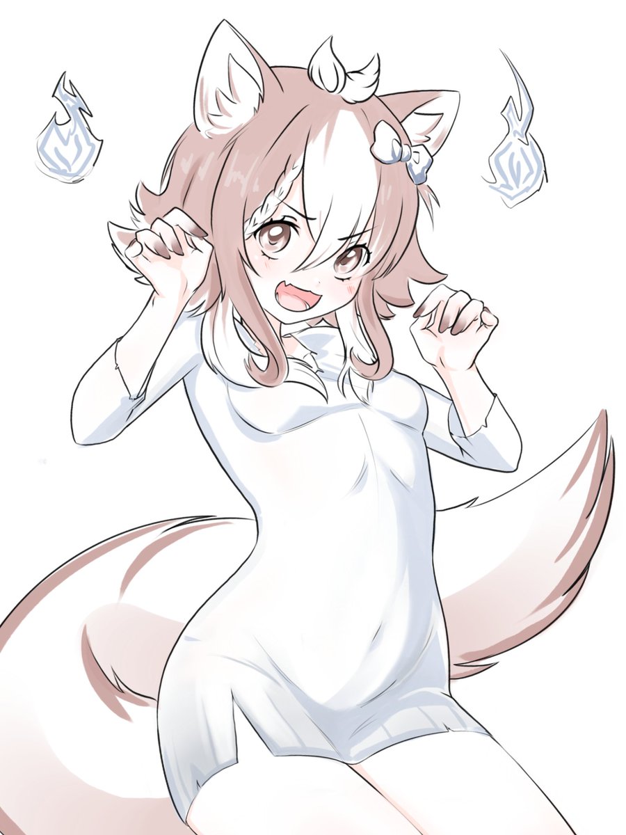 Rwar ! <a href="/LatteMachino/">Latte Machino ☕️🐈</a>  is so spooky 🤔
Waittt....
Who is she dressed as??