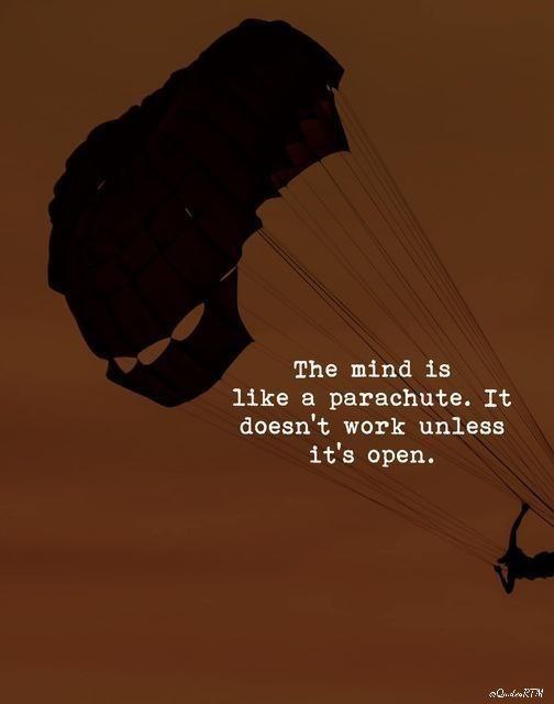 bkarishma360's tweet image. Good morning @x Aspirants 🔥
The mind is like a parachute. It doesn't work unless it's open.
#x #xnation #xalgorithm #motivational #inepirational