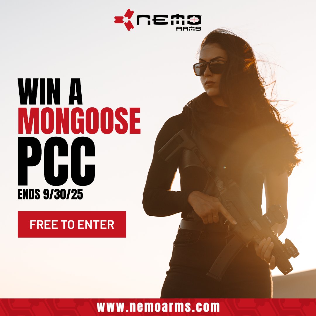 For those who defend what matters: this month’s NEMO Arms giveaway is live.
Enter now: nemoarms.com/monthly-giveaw…