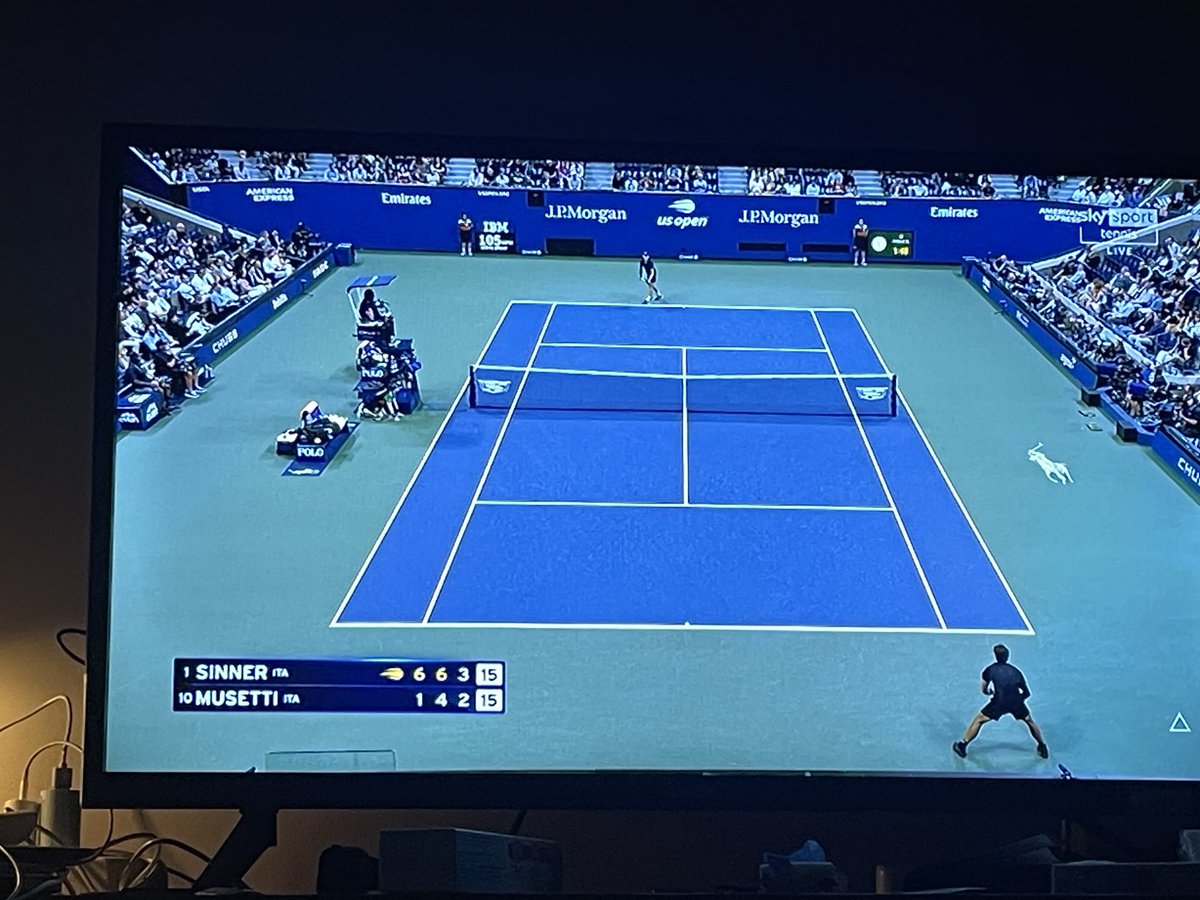 commendadoor's tweet photo. #sinner 
#musetti
#usopen https://t.co/m3iVD6fC5S
