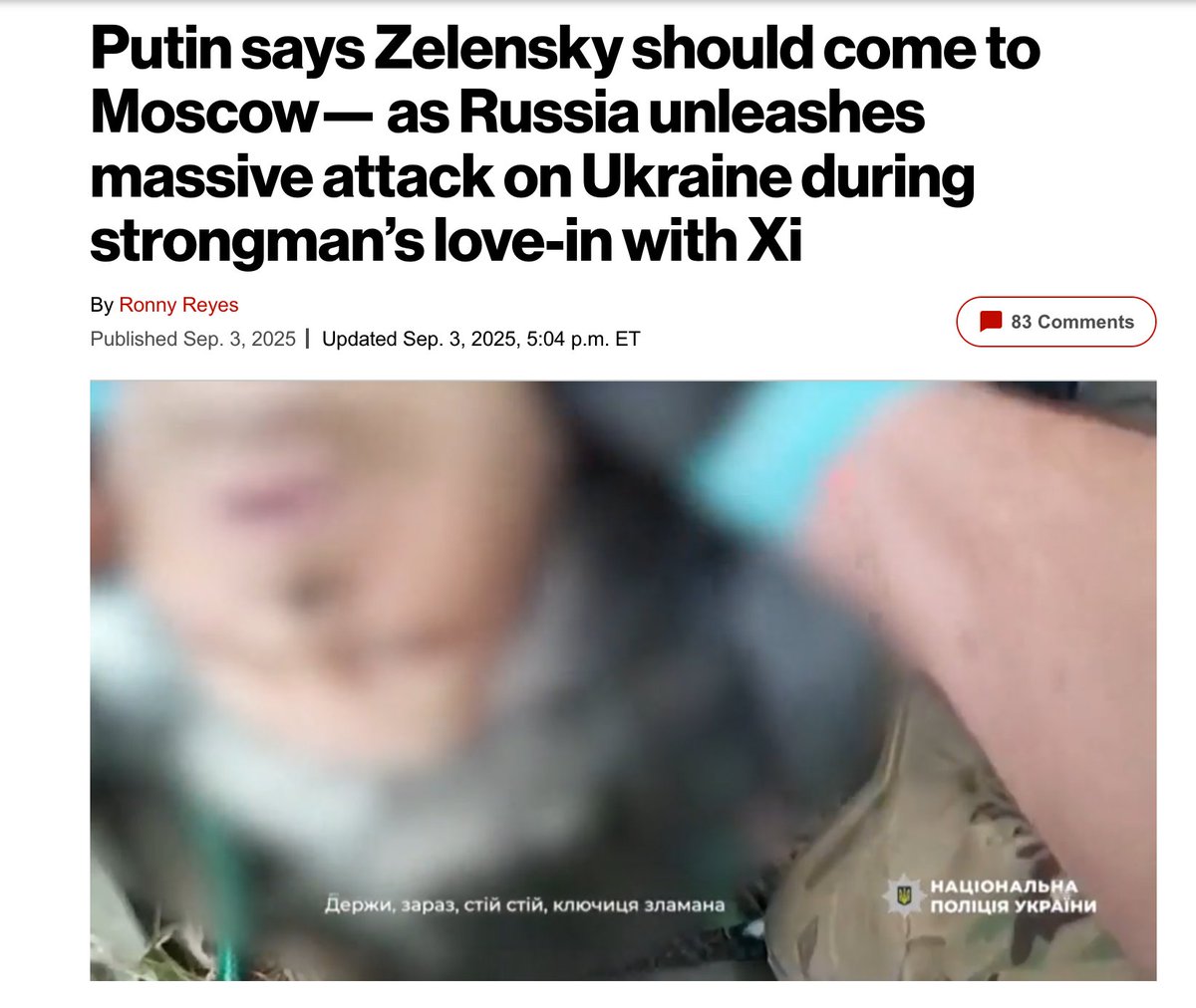 Zelensky could invite Putin to Bucha — it’s on the way to The Hague.