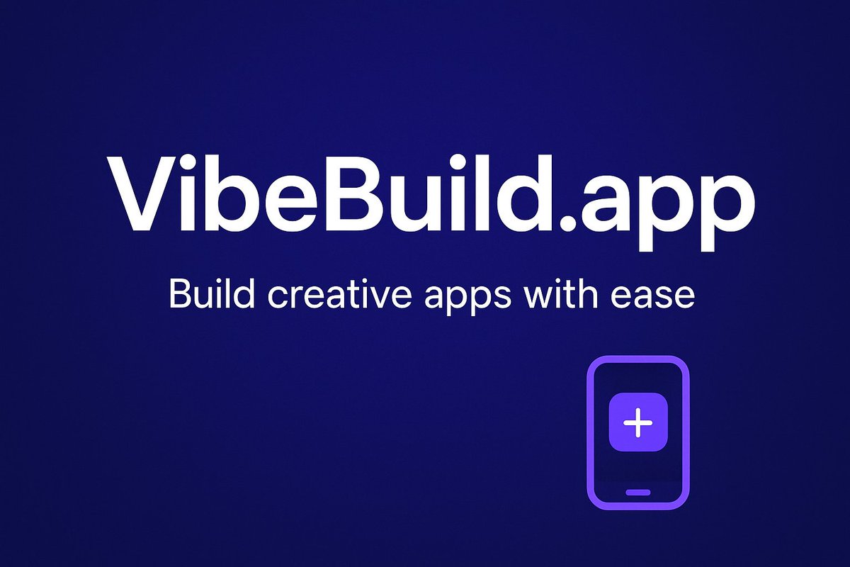Vibe Build App tweet media