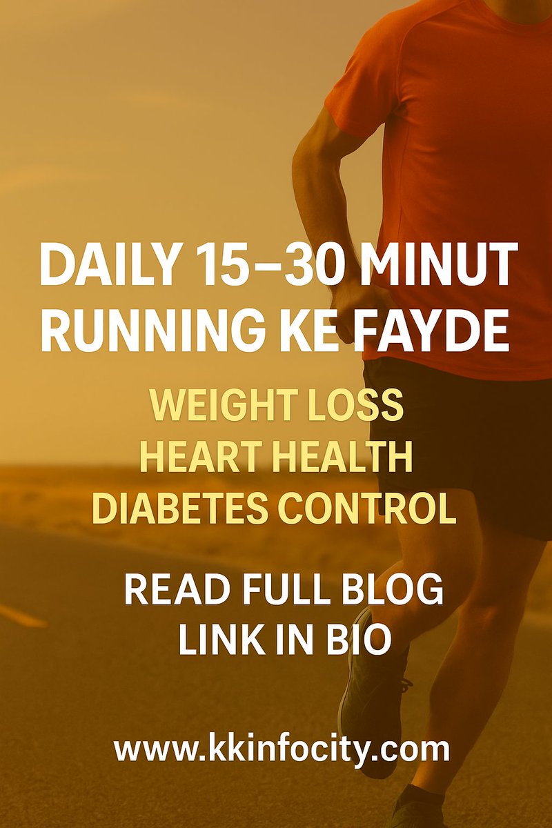 kamleshkumarrr's tweet photo. KK INFOCITY: Running ≠ sirf exercise.
Ye ek free medicine hai jo weight loss, stress relief aur long life gift karti hai. 💙
Read Full Blog 👇
https://t.co/XuKWbY5Lvv
#Running #DailyRunning #WeightLossTips #HeartHealth #FitnessIndia #JoggingBenefits #healthylifestyle https://t.co/mN6BvTlhvt