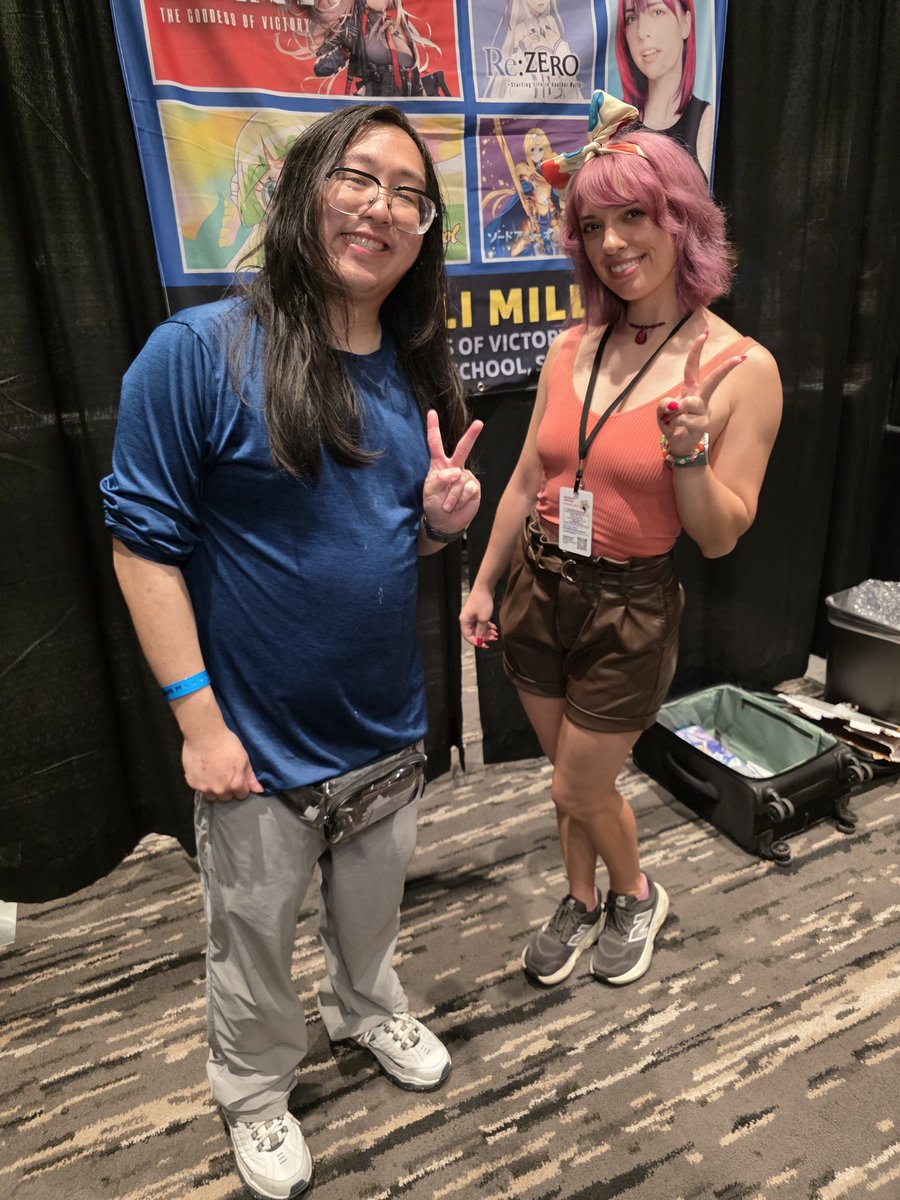 citrusanime's tweet photo. @KayliMills thank you so much for coming to @SacAnime the years of work you done means a lot to me personally. I really appreciate you taking the time to sign, talk and overall been a pleasure to see! Especially Rapi from Nikke! She means a lot to me as a caracter! https://t.co/kXjg5l9ztN