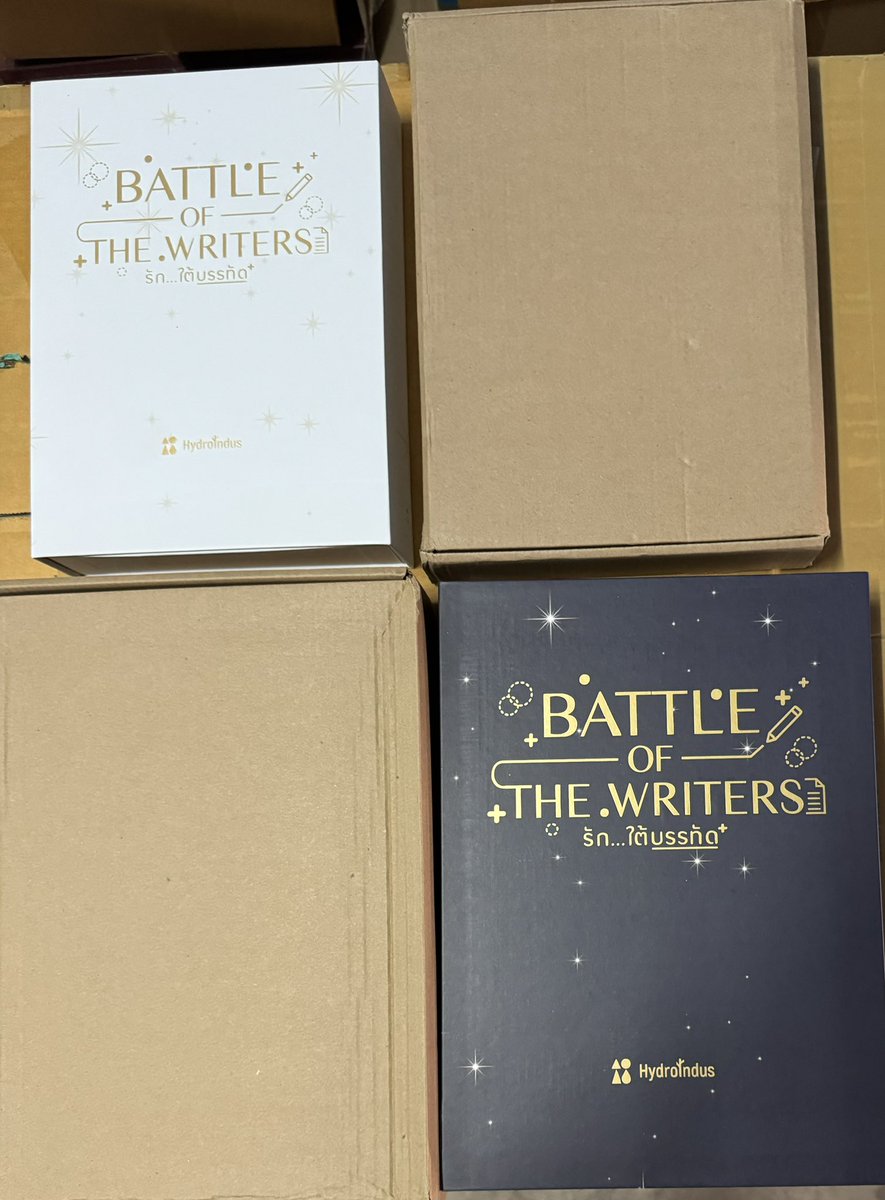 Battle of the Writers : Boxset A & B. We expect to ship shortly