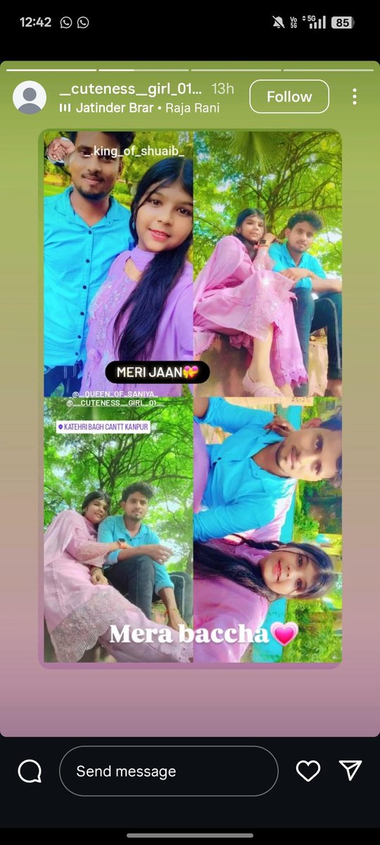 Another minor Hindu girl trapped by a Jihadi. Spread this tweet ✊

The name of the Jihadi Muslim boy is Shuaid Khan. He would be around 24-25 years old. He has trapped a minor Hindu girl in his net. 😡

The girl's name is Priyanka Nishad. She might be 14-15 years old at the