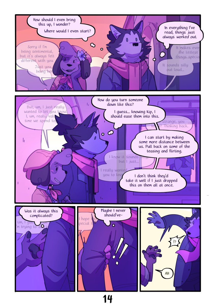 doginacafe's tweet image. Puppy Love - Pages 13-15