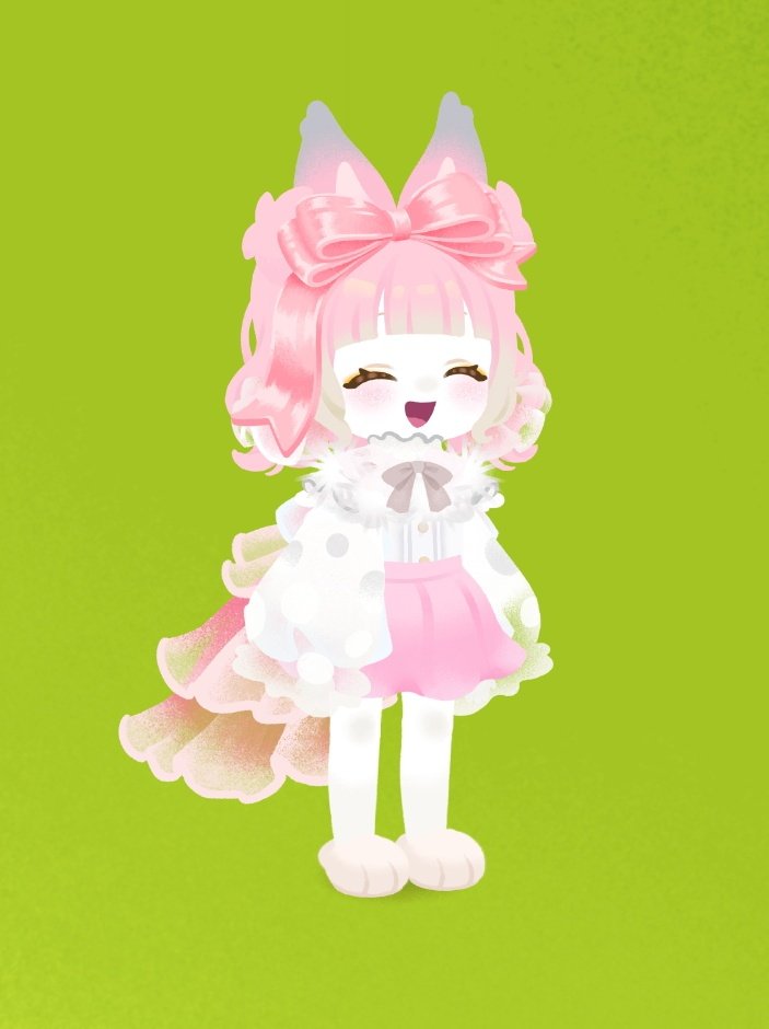 ピンクフラワースカートはもっと広まっていいと思います