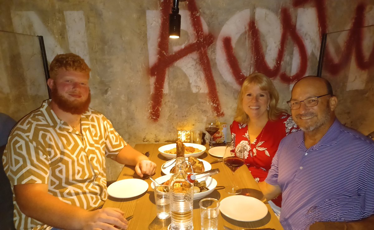 My annual judicial conference is always in Austin on the kids' birthdays. <a href="/sydreagann/">Syd Stroh</a> is now in Dallas <a href="/SMUCox/">SMU Cox School of Business</a> but we still got to have dinner with <a href="/stroh_connor/">Connor Stroh</a> on his birthday. Delicious Bistecca alla Fiorentina reminded us of being in Italy at Grandpa's! Happy Birthday Connor!