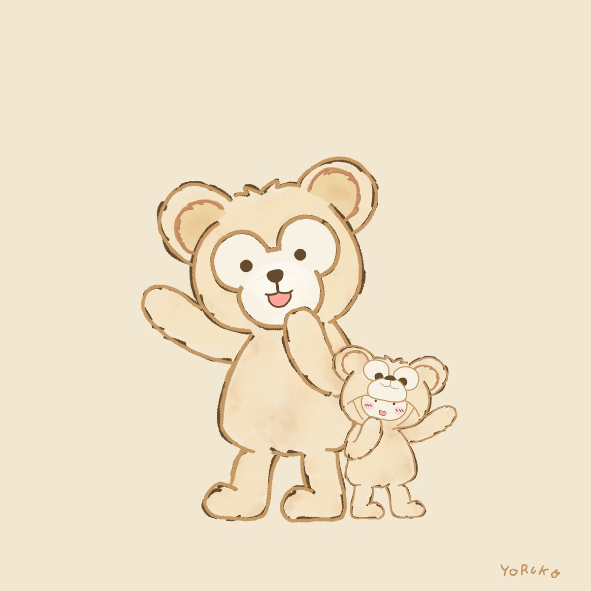 ダッフィー - rinさま専用ページ 公式】ダッフィー＆フレンズのフィルド・ウィズ・ジョイ