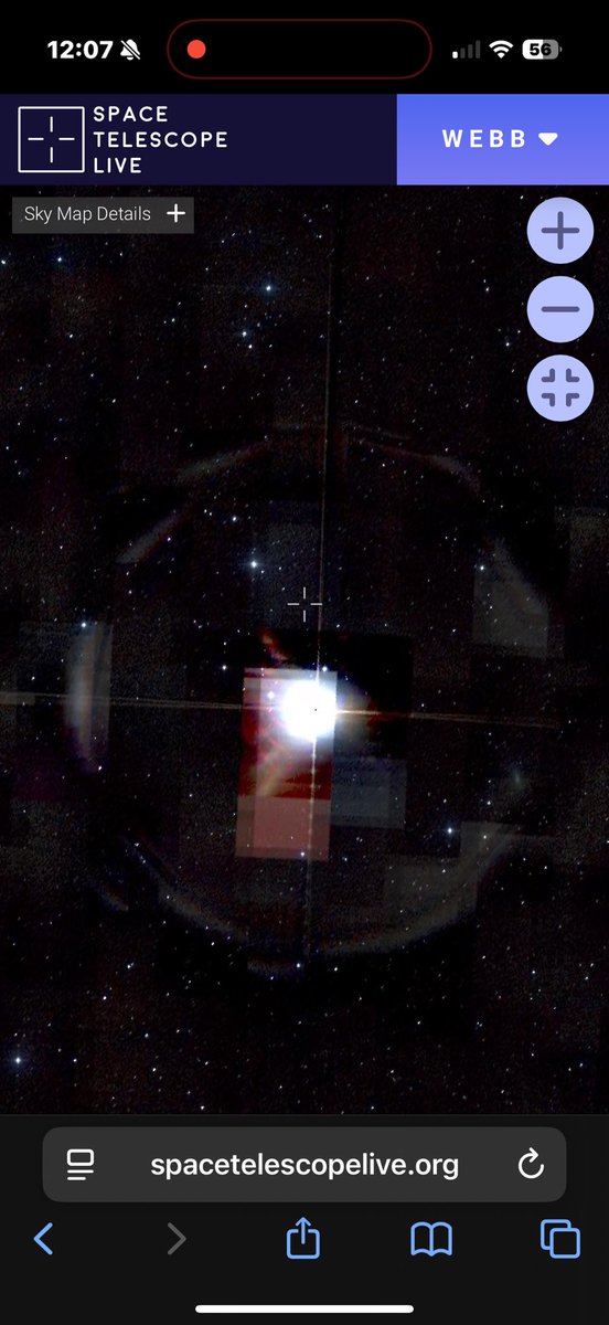 Imperfictdreams's tweet image. Dude what the hell !!! Is anybody else seeing this on spacetelescopelive.org/webb?obsId=01K…