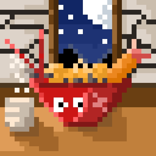 Who wants some delicious ramen?🩵

#pixel #art #Pixelart