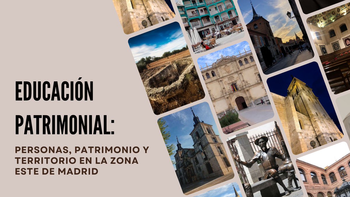 EDUCACIÓN PATRIMONIAL: PERSONAS, PATRIMONIO Y TERRITORIO EN LA ZONA ESTE DE MADRID 2025 
📍Lugar: CTIF Madrid-Este &amp; diferentes localizaciones. 
🗓️Duración: 06/10/2025 - 29/10/2025
🏴Modalidad: Presencial  
#IFC_Madrid #IF_CMadrid <a href="/ctifmadrideste/">CTIF Este</a> 
innovacionyformacion.educa.madrid.org/actividades/ed…