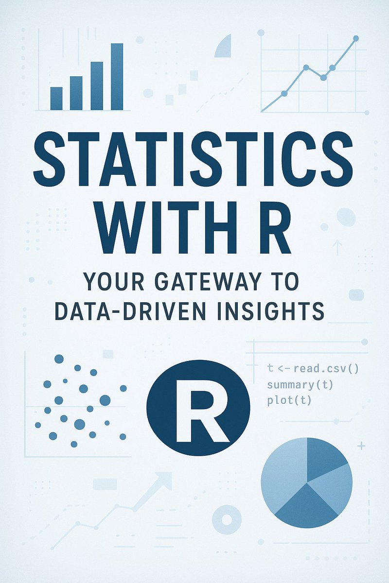 Parajulisaroj16's tweet photo. Statistics with R: Your Gateway to Data-Driven Insights. Unlock the power of statistical analysis with R programming: https://t.co/GkoazFCoJY 
#DataScience #rstats #MachineLearning #ArtificialIntelligence https://t.co/QGwIrZL2By