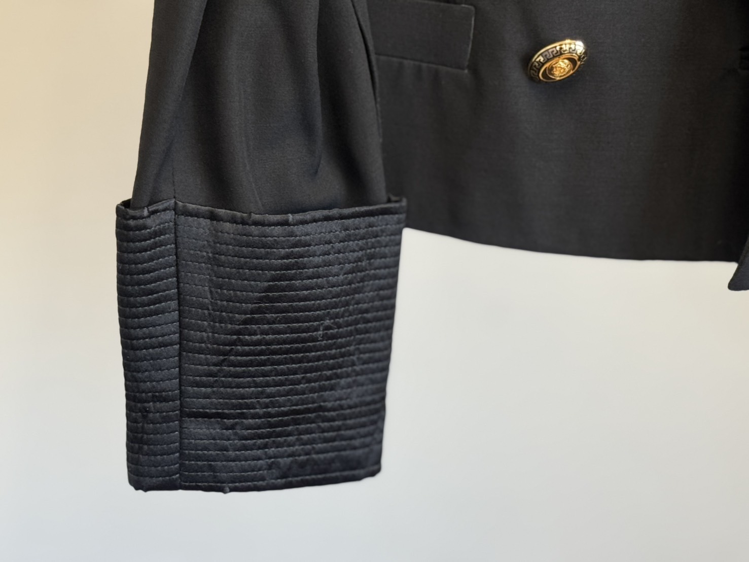 ☆極美品☆ジャンニヴェルサーチ　ダブルジャケット　テーラード　メデューサ　50L ジャンニヴェルサーチ クチュールGIANNI VERSACE COUTURE ウール