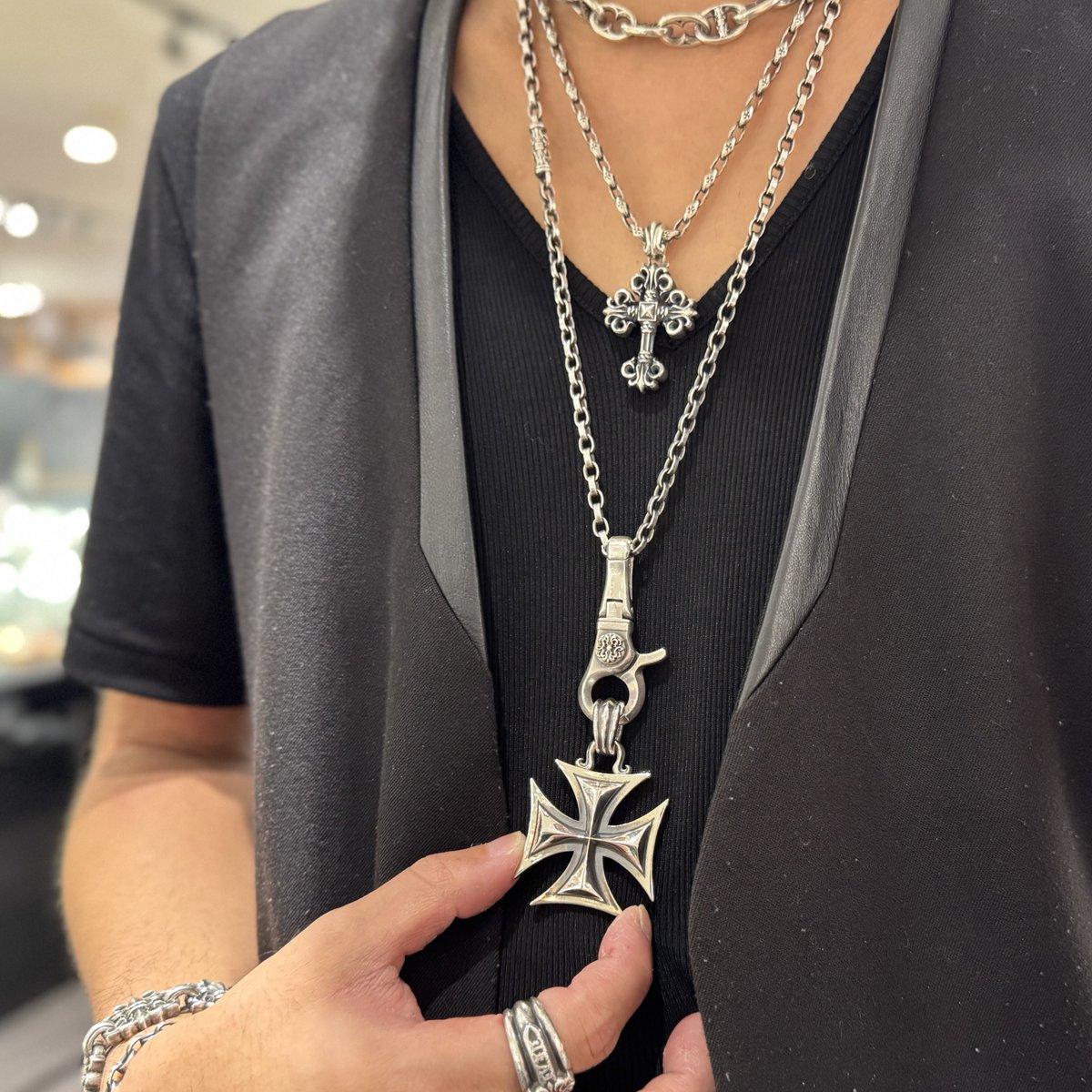 ソリッドアイアンクロス：40mm