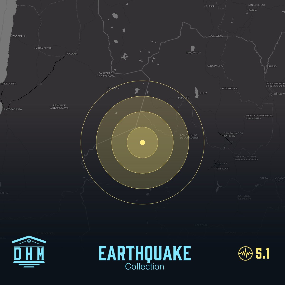 M5.1 earthquake auto-minted a new #NFT for @datamuseum

M5.1 #earthquake 86 km W of San Antonio de los Cobres, Argentina that occurred at 2025-09-04T04:26:17.285Z.

🔬  museum.datahistory.org/event/QUAKE/us…
📰  lora.algokit.io/mainnet/asset/…

#algorand #history #seismology