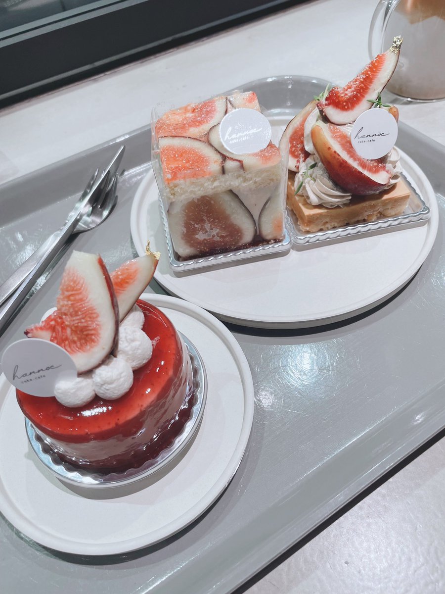 今日は初めましてじゃないけどデート初めましての人と健全にデートして来ました💜
仕事自分でしてはる人やから神戸から昼休み(もはや半休じゃない？)作って出て来てくれました〜🤣
席１時間制ですって言われたけど２時間くらいずっと喋ってたなぁ💭
ほんでかんちゃんどんだけイチジク好きやねん❣️