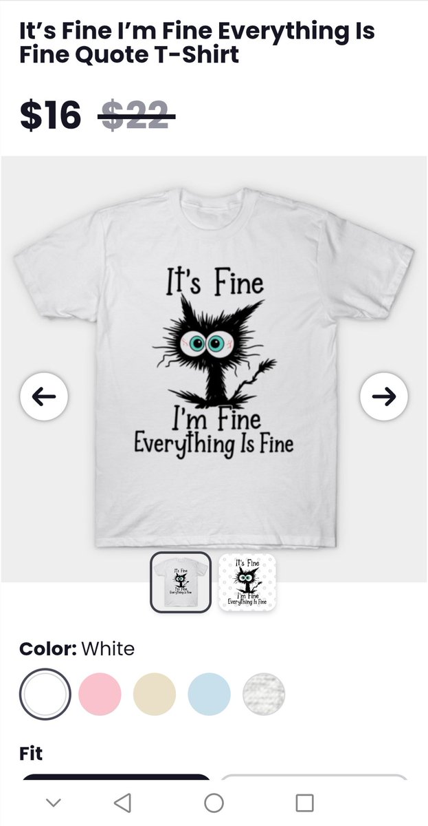 printhaysrobert's tweet photo. It’s Fine I’m Fine Everything Is Fine Quote T-Shirt

https://t.co/SkqFnuD5Td

#shirt #funnyshirt #funnyquote #CatLovers #catlover https://t.co/IBLmS9DaYW