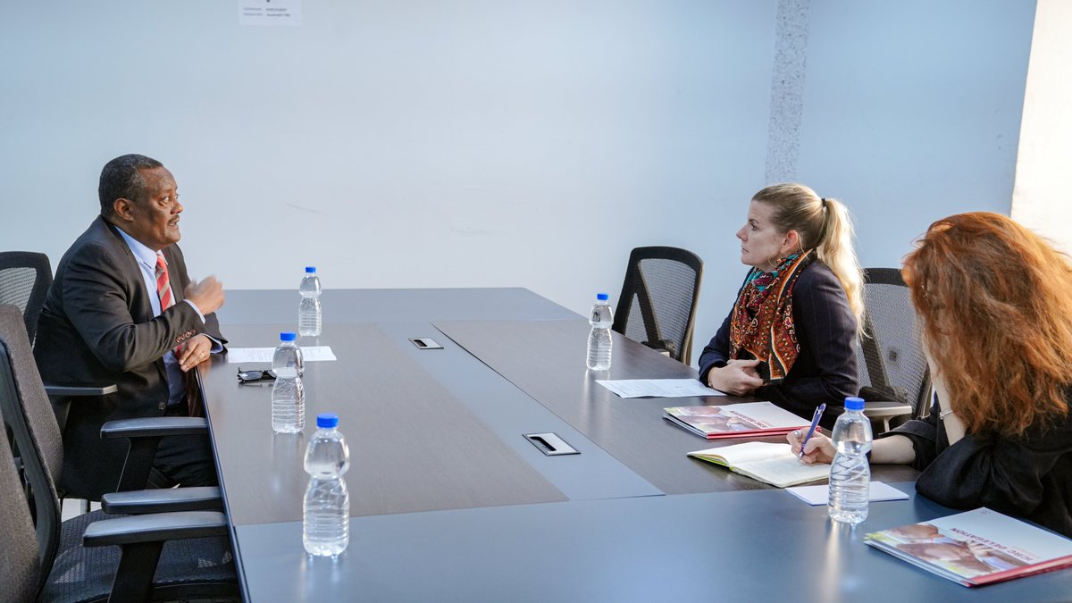 It was a pleasure meeting Ms. Simone Casabianca Aeschlimann, Head of <a href="/ICRCEthiopia/">ICRC Ethiopia</a>, to strengthen the partnership on civilian protection, detention monitoring, transitional justice, and ensuring humanitarian access.
#Ethiopia🇪🇹 #HumanRights