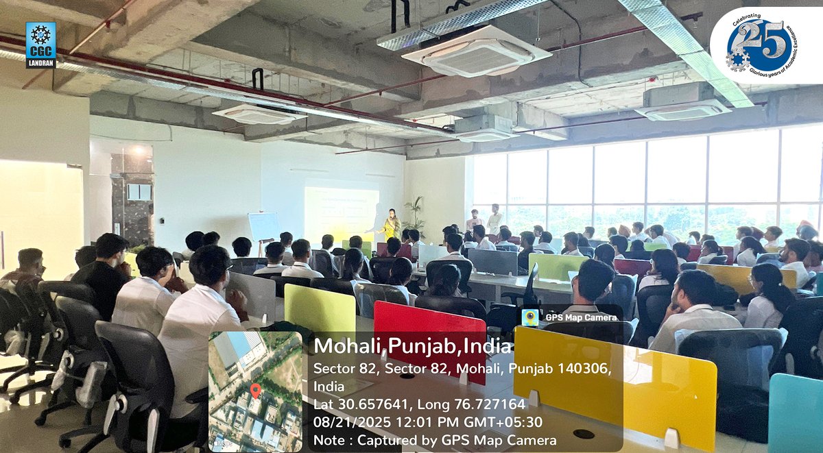 CGCPunjab's tweet image. Empowering Futures through Industry Exposure! 

CSE Dept., CGC College of Engineering, Landran organized an industrial visit to iTechnolabs, Mohali, where students explored real-world workflows, industry insights &amp;amp; career opportunities. 

#CGCLandran #CSEDept #IndustrialVisit