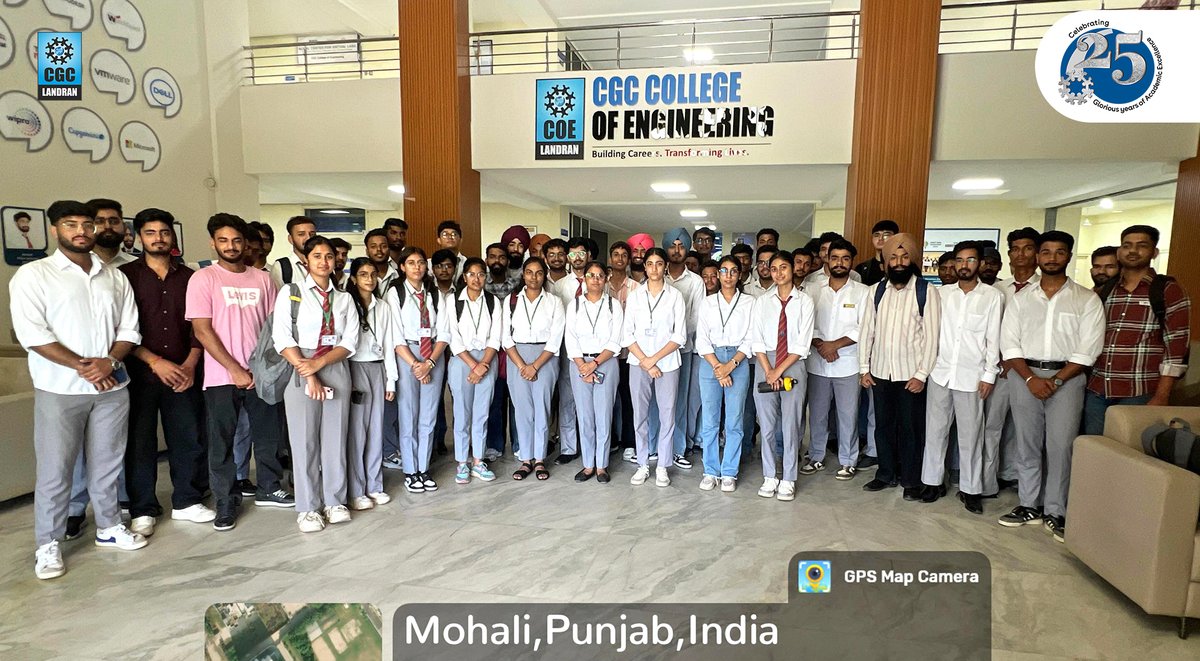 CGCPunjab's tweet image. Empowering Futures through Industry Exposure! 

CSE Dept., CGC College of Engineering, Landran organized an industrial visit to iTechnolabs, Mohali, where students explored real-world workflows, industry insights &amp;amp; career opportunities. 

#CGCLandran #CSEDept #IndustrialVisit